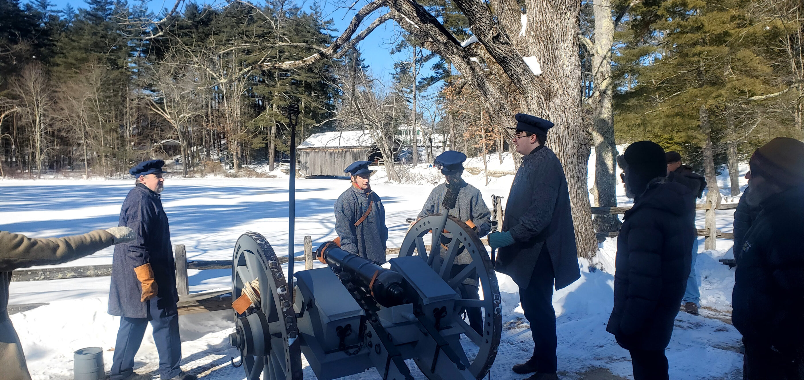 cannon firing malitia